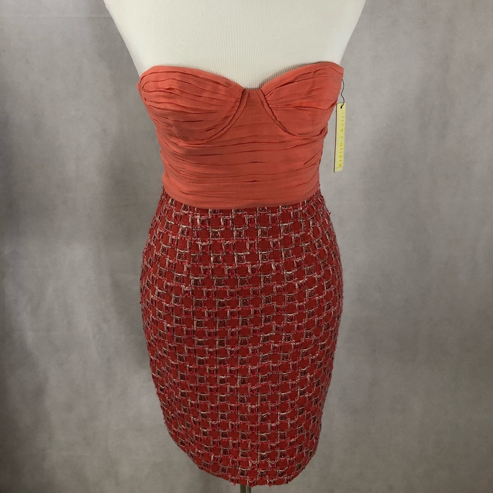 Alice and Olivia strapless dress
